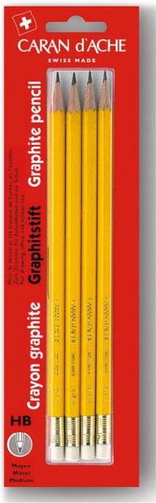 Image du produit Caran d'Ache Crayon graphite Edelweiss sous blister (2.10 mm, HB, 4 x)