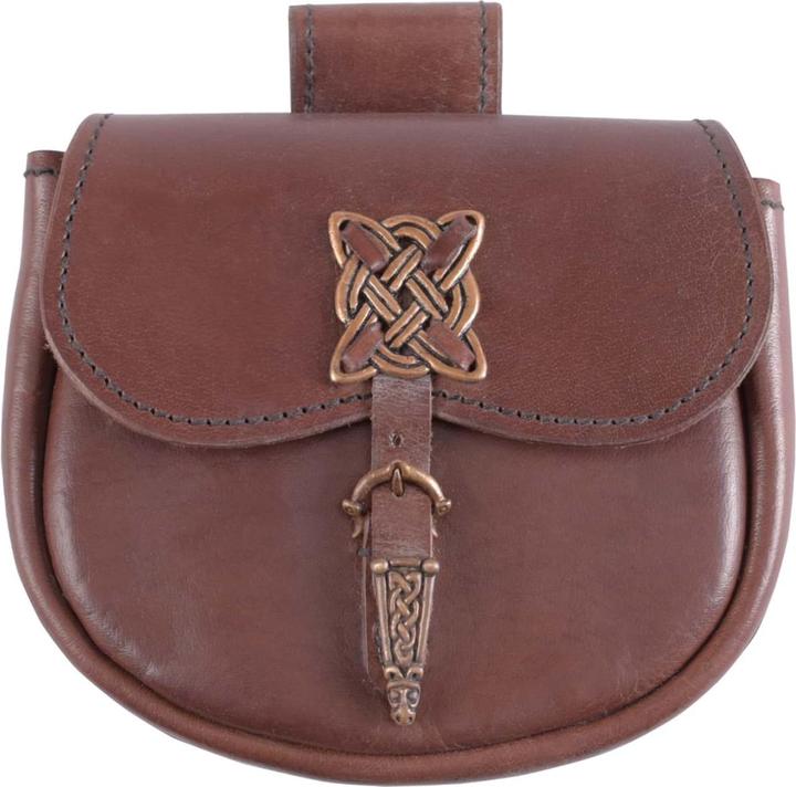 Battle Merchant Gürteltasche mit keltischen Zierbeschlägen
