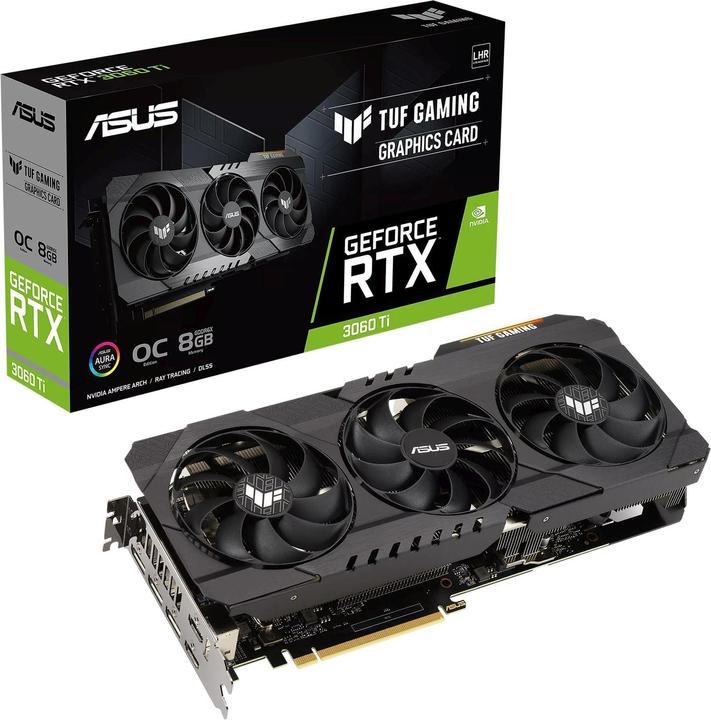 Produktbild ASUS TUF GAMING GeForce RTX 3060 Ti OC EDITION (8 GB)