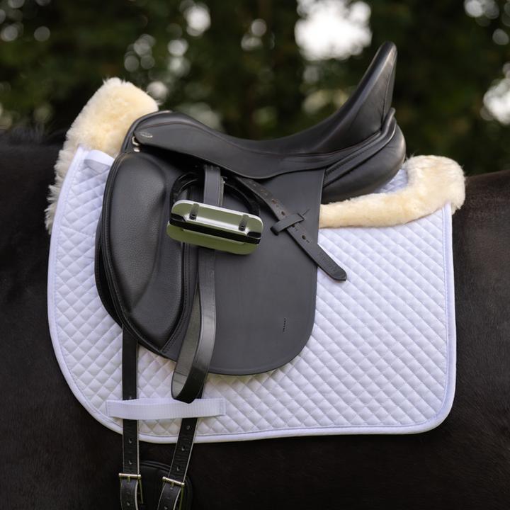 Actual product image Kavalkade Horse saddle pad with lamb leather