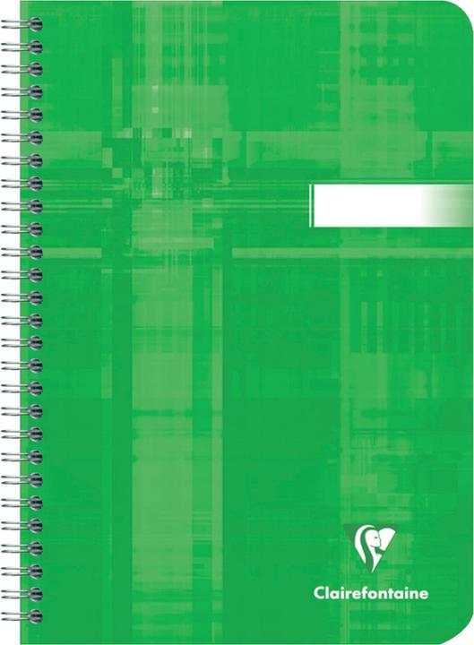 Image du produit Clairefontaine Cahier à spirales (A5, Quadrillé, Couverture souple)