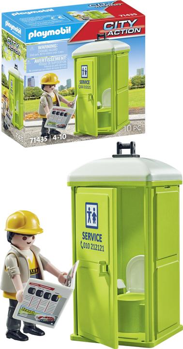 Actual product image Playmobil 71435 Mobile toilet (71435, Playmobil City Action)