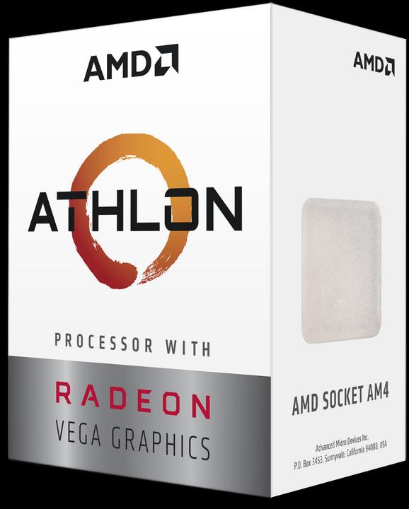 Produktbild AMD Athlon 200GE (AM4, 3.20 GHz, 2 -Core)