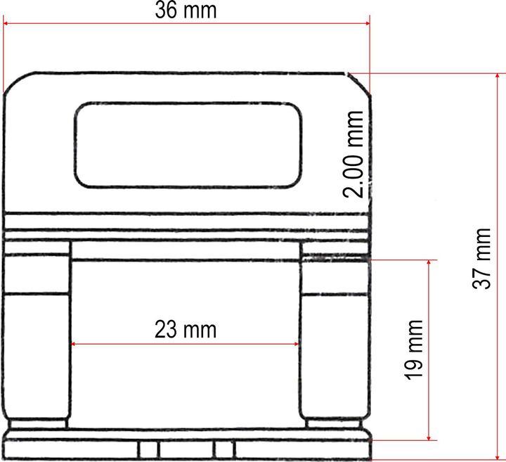 Produktbild XPOtool Fliesen Nivelliersystem Set 200 Laschen 2,0mm Nivellierzange Boden Wand