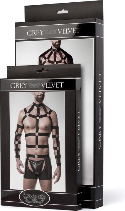 Image du produit Grey Velvet Ensemble pour homme en noir (L, XL)