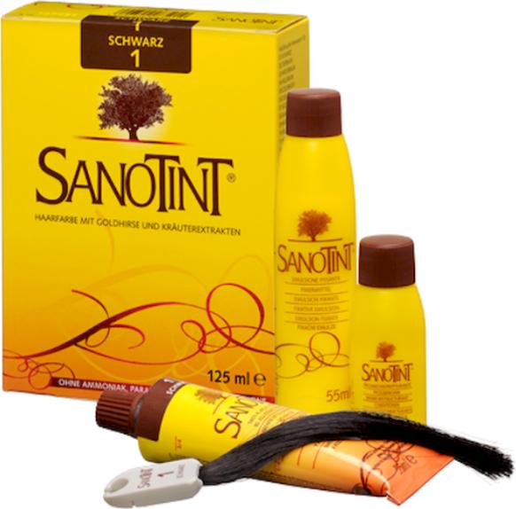 Image du produit Sanotint Couleur des cheveux 01 noir (Noir)