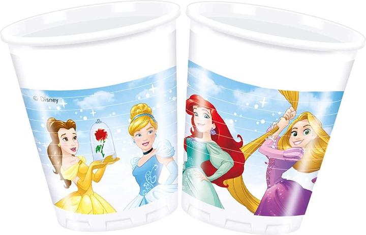 Actual product image Disney Princess Princess Heart Strong Plastic Party Glasses (Pack of 8) (8 x)