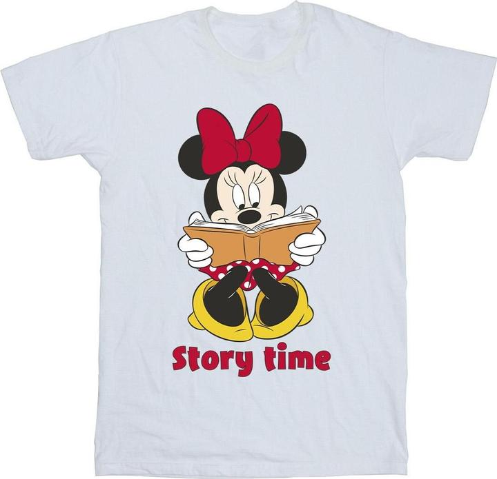 Actual product image Disney Mens Minnie Mouse Story Time T-Shirt (M)