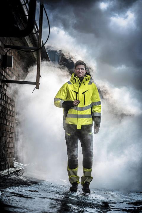Image du produit Projob Parka imperméable et coupe-vent 3-en-1 EN ISO 20471 classe 3/2 (3XL)