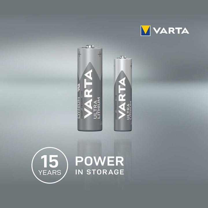Actual product image Varta ULTRA Lithium (4 pcs., AA, 3000 mAh)