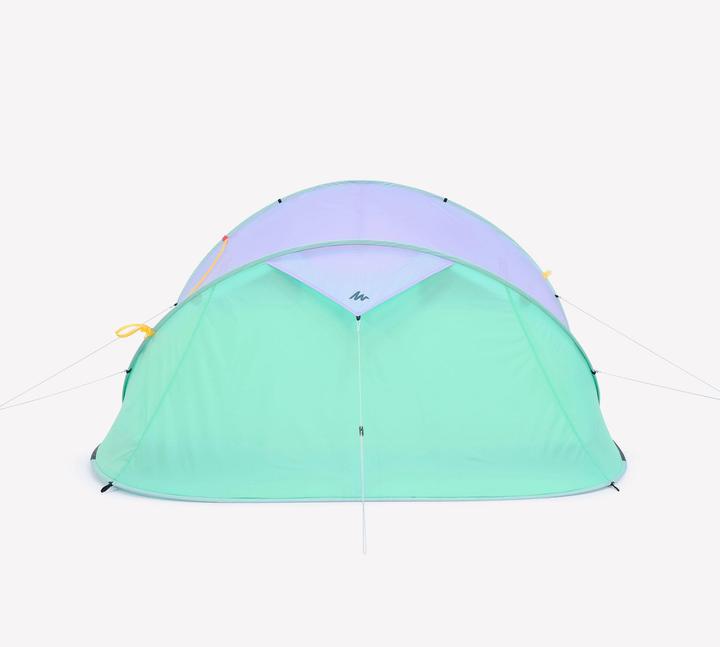 Actual product image Quechua Instant 3-person camping tent, 2 Seconds Limited Edition, Summer (Pitching tent, 3.56 kg, 3 persons)