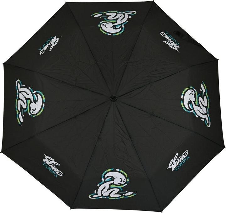 Actual product image El Niño Faltbarer Regenschirm Green bali Schwarz (Ø 98 cm)