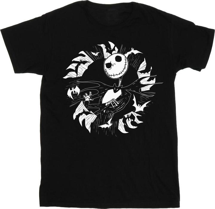 Immagine prodotto Disney Nightmare Before Christmas Jack Bat Circle Maglietta Ampia Donna (4XL)