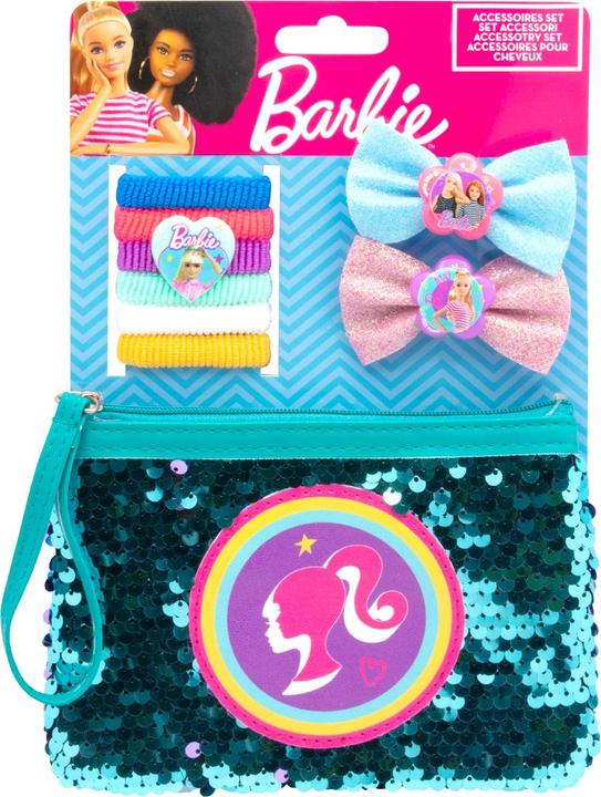 Barbie Set mit magischem Pailletten-Beautytäschchen