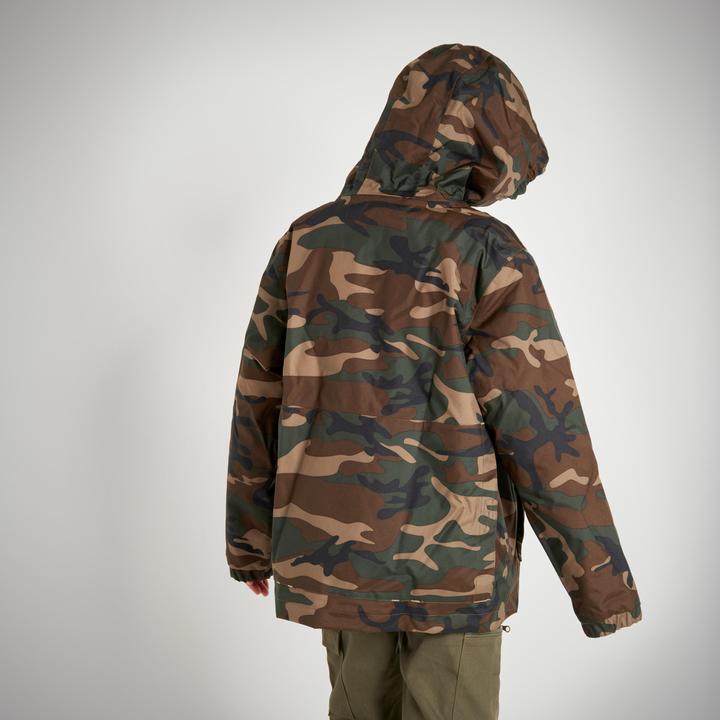Actual product image Solognac Jacket Woodland 100 warm children (140)