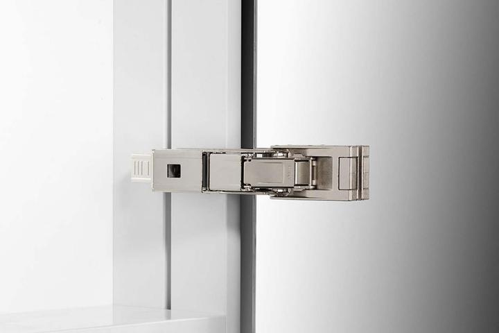 Produktbild Schneider LOWLINE Basic LED Lichtspiegelschrank, 2 Doppelspiegeltüren, 80x74,8x13,5cm, 171.280.