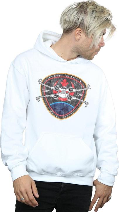 Actual product image Star Wars Mens Rebel Elite Badge Hoodie (M)