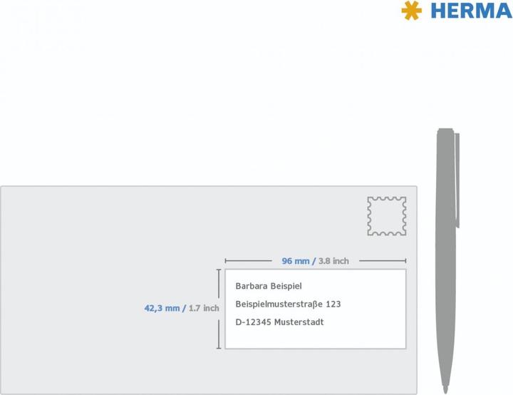 Produktbild HERMA Ablösbare Etiketten A4