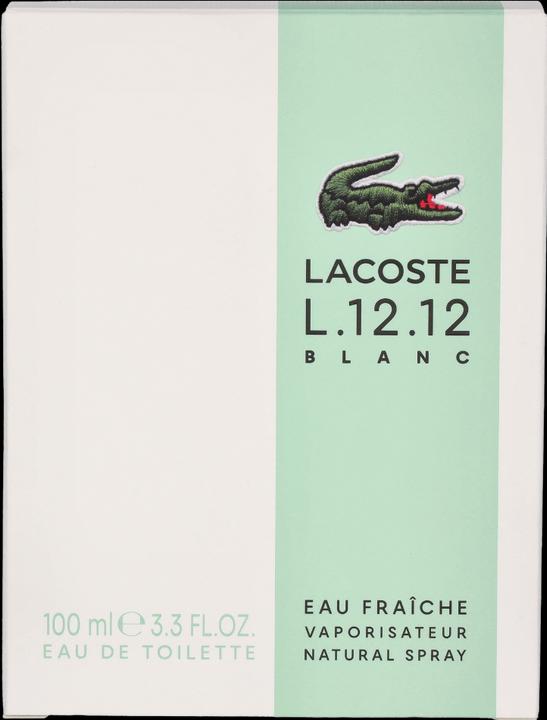 Immagine prodotto Lacoste L.12.12 Blanc Eau Fraiche EDT 100 ml (Eau de toilette, 100 ml)