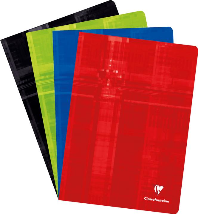 Actual product image Clairefontaine Notebook (A4, Checked, Hardcover)