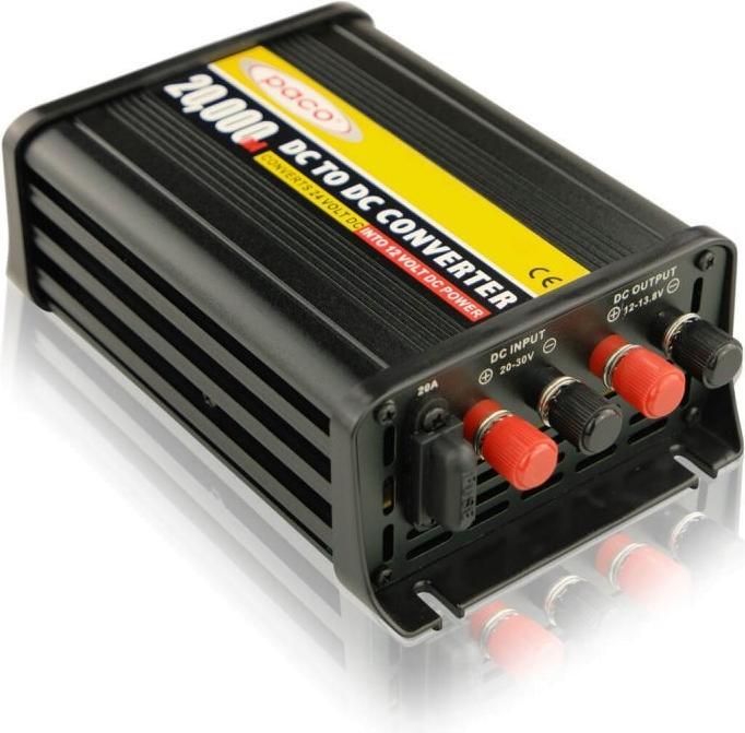 Produktbild Paco PV2412-20 24V auf 12V 20A Spannungswandler