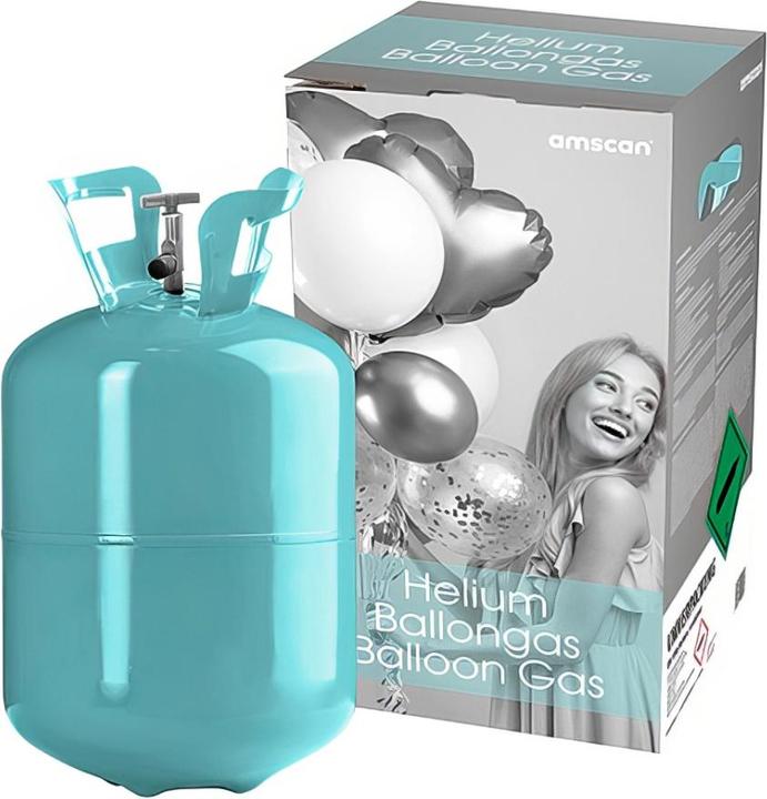 Actual product image Amscan Disposable helium cylinder, UN 1046 HELIUM verd., 2.2, VG3