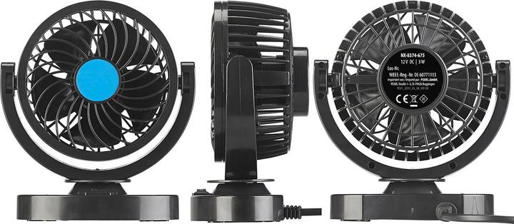 Immagine prodotto Lescars Ventilatore per auto