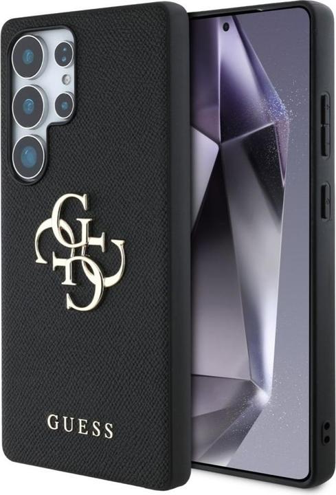 Actual product image Guess Etui Grained Big 4G Logo Small Classic Logo do Samsung Galaxy S25 Ultra czarny (Samsung Galaxy S25 Ultra)