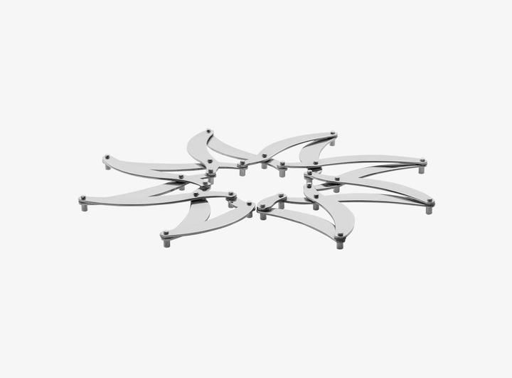 Actual product image Alessi Saucepan trivet platinum (1 x, Pan coaster)