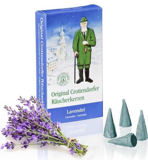 Actual product image Crottendorfer 1008 - Incense cones Lavender M, 24 pieces