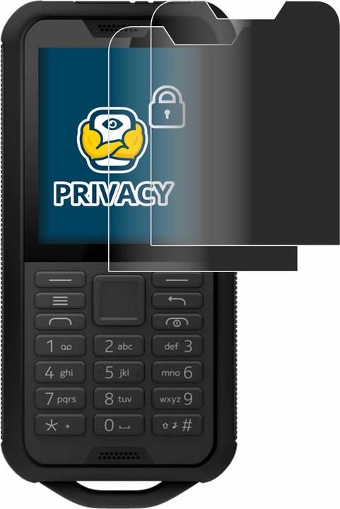 Actual product image BROTECT Anti-spy privacy film Blue light protection film (2 Piece, Nokia 800 Tough)