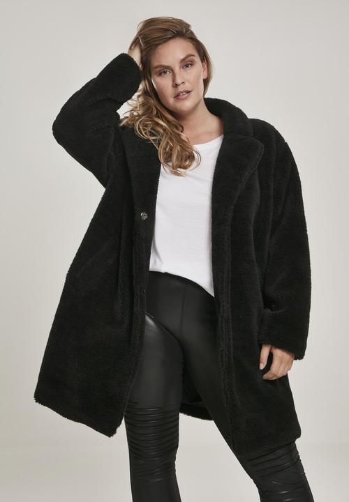 Actual product image Urban Classics Ladies Oversized Sherpa Coat (S)