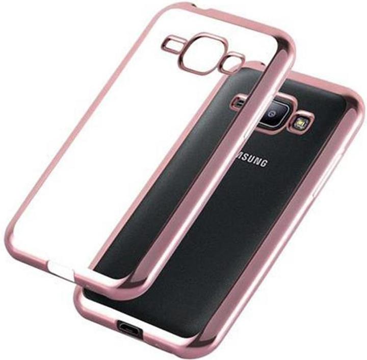 Produktbild Cadorabo TPU Cover Ultra Slim Chrome (Samsung Galaxy J1)
