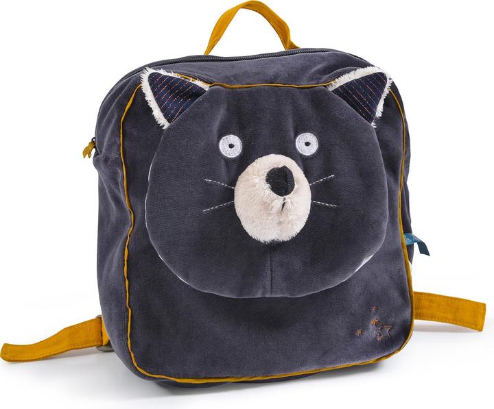 Actual product image Moulin Roty Les Moustaches, children backpack Alphonse