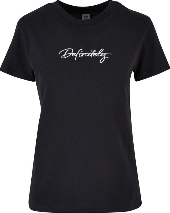 Actual product image DEF Handwriting Definitely Embroidery T-Shirt - 82203 (XS)