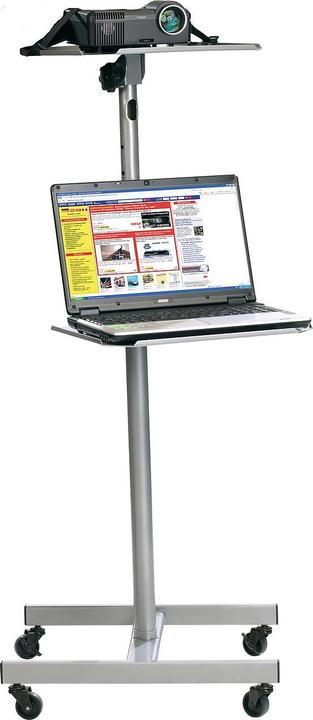 Produktbild General Office Variabler Profi-Projektor-Wagen mit 2 Ablage-Ebenen