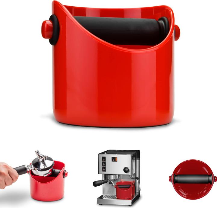 Image du produit DreamFarm Kaffeesatz-Behälter, rot