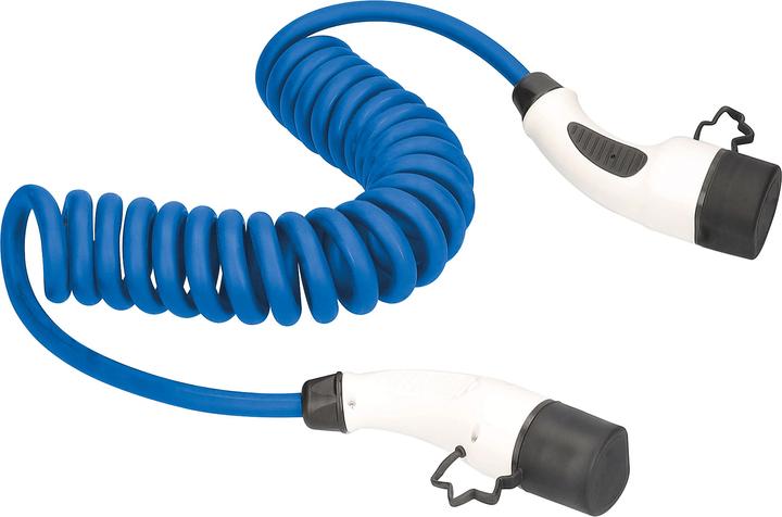Produktbild As - Schwabe Elektroauto Spiralladekabel Mode 3 Typ 2 (Typ 2, 3.60 kW, 16 A, 5 m)