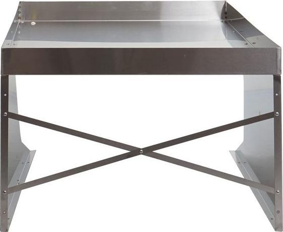 Produktbild Mendler XL Mähroboter-Garage mit Pflanzkasten HWC-G60, Metall 47x70x100cm, Edelstahl (Mähroboter, Mähroboter Garage)