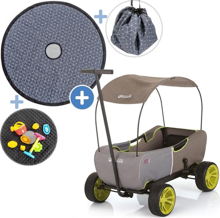 Actual product image Hauck Toys for Kids handcart handcart Eco Mobile - foldable with roof