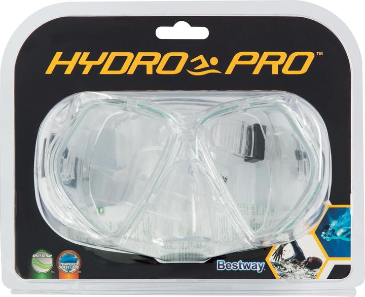 Actual product image Bestway Adult Omniview Dive Mask, Child, Full face mask, Freediving, Tempered glass, Blue, Red, Yell