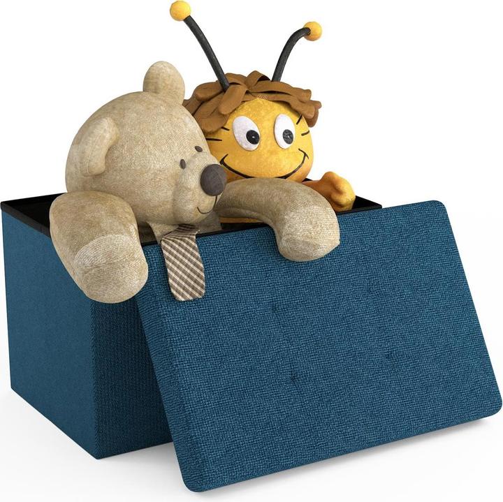 Actual product image Intirilife Bench 49x30x30 cm OCEAN BLUE (30.49 cm)