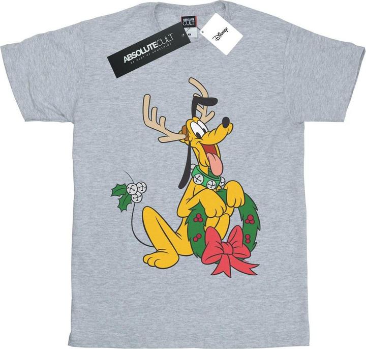 Immagine prodotto Disney Pluto Christmas Reindeer Maglietta Ragazzi (128)