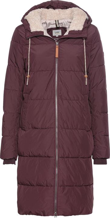 Camel Active Langer Puffermantel mit gefütterter Kapuze