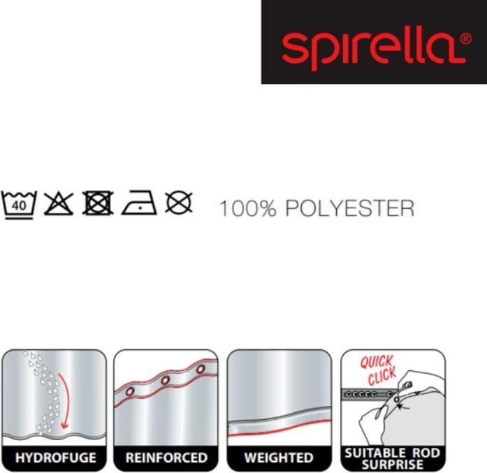 Produktbild spirella Fleury (180 x 200 cm)