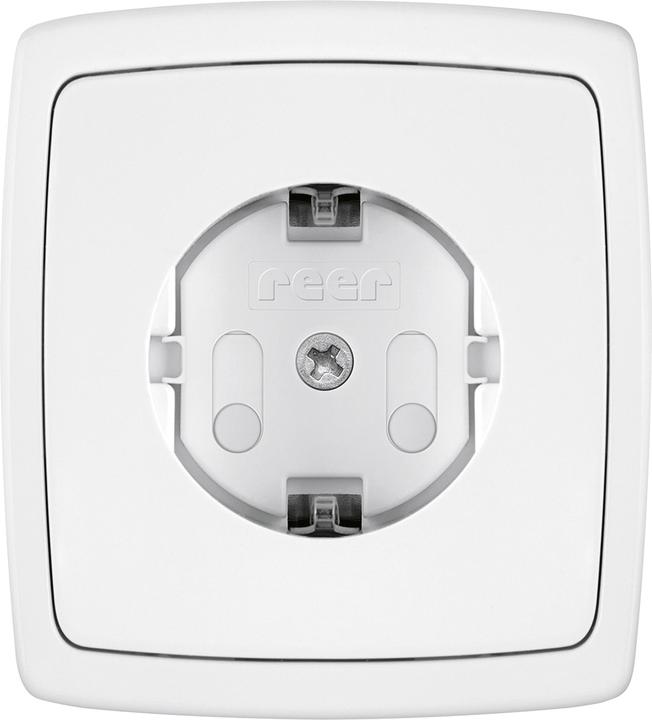 Actual product image Reer Socket protector white 10 pieces pack