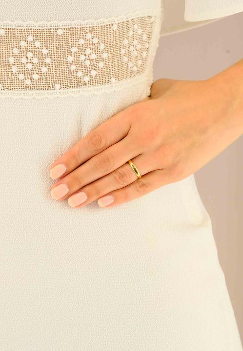 Actual product image Muau Wedding ring (53, 950 Platinum)
