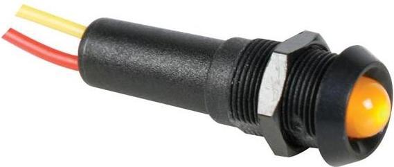 Produktbild Velleman Led-Signalleuchte 24 V Gelb - Schwarzes Gehäuse