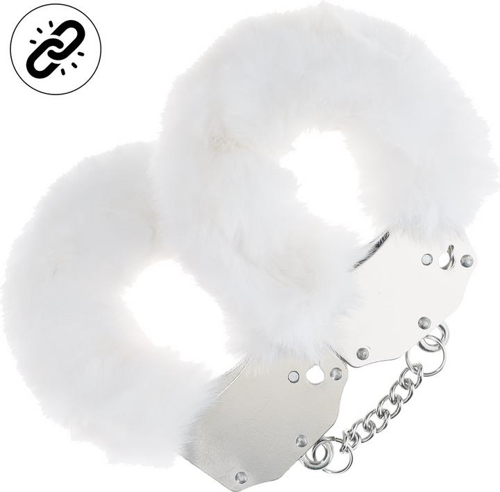 Produktbild Ouch! Heavy-duty Fluffy Handcuffs - White