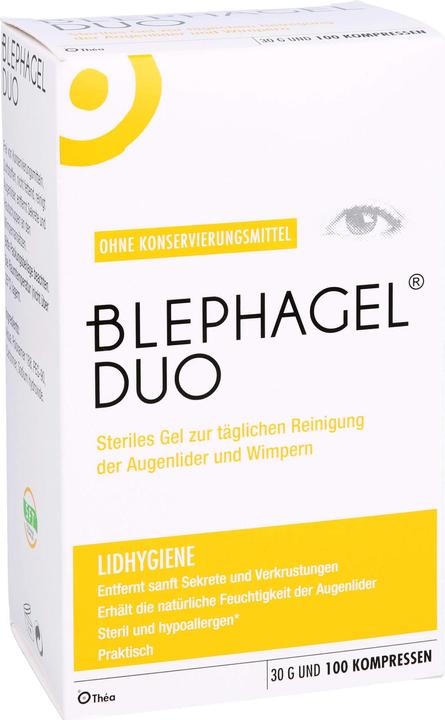 Produktbild Théa BLEPHAGEL DUO steriles Reinigungsgel zur Lidhygiene, 1 St. Kombipackung (Reinigungsmilch)